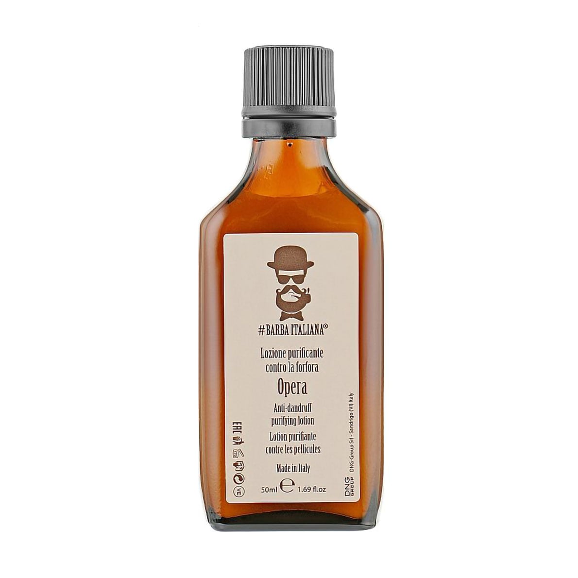 Чоловічий очищувальний лосьйон Barba Italiana Opera Anti-Dandruff Purifying Lotion проти лупи, 50 мл
